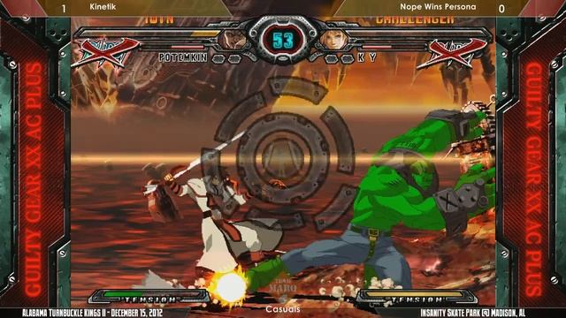 ATK2 - GGXXACP - Singles - Kinetic vs Nope смотреть онлайн