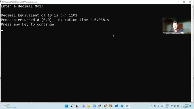 Decimal to Binary, Octal, Hexadecimal Conversion using Stack: Algorithm Programming in C смотреть онлайн