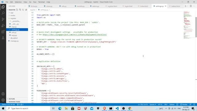 Create your own Registration & Login Website using Python Django | Python Django Tutorials смотреть онлайн