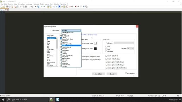 Dark Theme in Brackets and Notepad++ смотреть онлайн