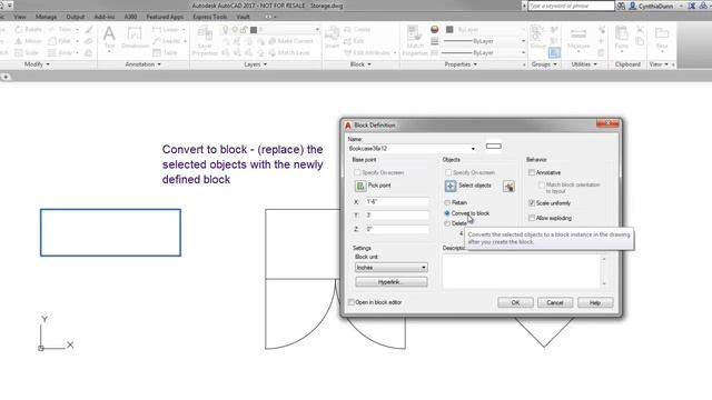 AutoCAD - Defining Blocks Part 1 смотреть онлайн