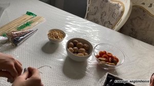 Корзина из сухофруктов своими руками. Оригинальный подарок.