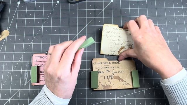 GUNTHER'S PROJECT PART 4 - MINI FILE FOLDER BOXES - USING @timholtz #vintagepaper #junkjournalideas смотреть онлайн