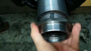 Камаз чулок (мост) восстановление резьбы под родную гайку