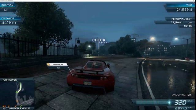 NFS Most Wanted 2012: Terminal Velocity 1:01.31 WORLD RECORD смотреть онлайн