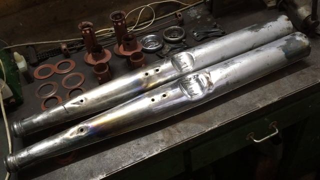 РЕСТАВРАЦІЯ. Мотоцикл Ява 350/638-1-03 1990 року. Вихлопна система, чистка флейт, заміна прокладок. смотреть онлайн