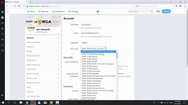 How to Change Time Zone on Twitter смотреть онлайн