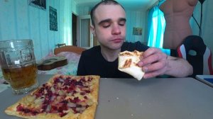 МУКБАНГ ДОДО ПИЦЦА / ДЕНВИЧ ЧОРИЗО / ДОДСТЕР МЯСНОЙ / СТАРТЕР С ГРИБАМИ/ EATING Mukbang ASMR АСМР