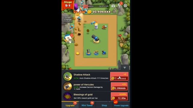 Infinite Tap Tower !! Defense Tower Evolution Game Play (Android & IOS)