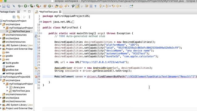 Appium Tutorial 7: First Test Case using Java - Android | iOS | Mobile Native App смотреть онлайн