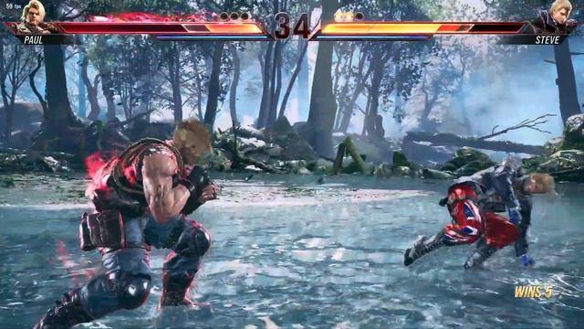 TEKKEN 8 - Steve VS Paul Gameplay -Paul Is Too Much Over Power смотреть онлайн