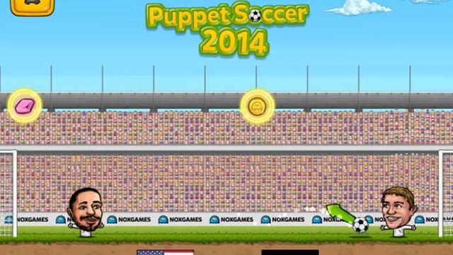прохождение игры Puppet Soccer 2014 смотреть онлайн