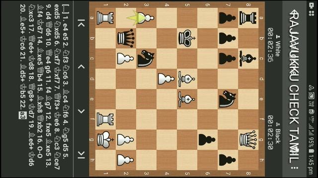 Fired Liver Attack | Eva kermere vs Nathalie Brockmanns| chess tricks | Attack game | Tamil chess смотреть онлайн
