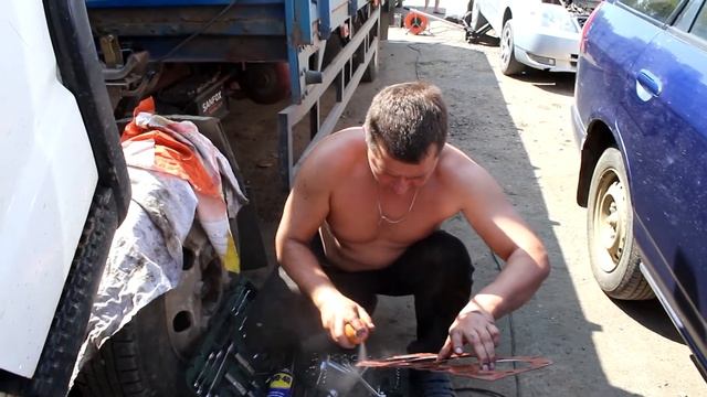 Замена прокладки ГБЦ на BAW Fenix. Двигатель CA4DC2. смотреть онлайн