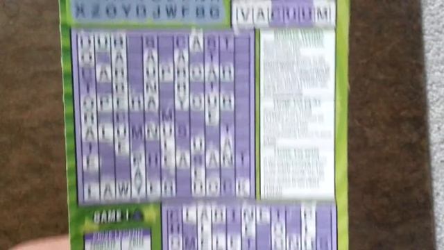 *NICE WIN* Illinois Lottery Crossword Scratch Off! смотреть онлайн