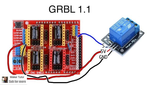 CNC Shield V3 Relay Control смотреть онлайн