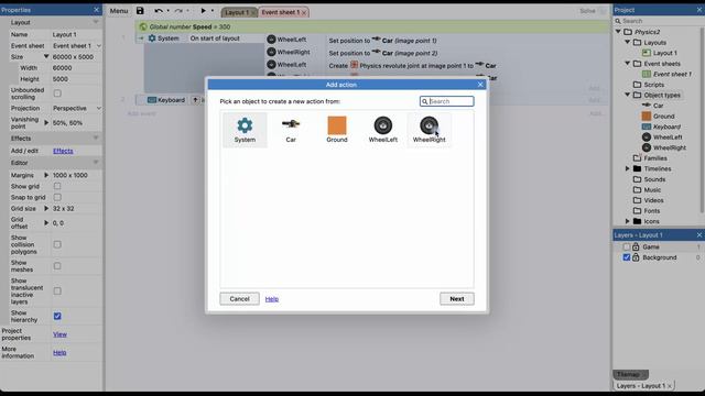 Physics (Физика) Практика | Урок №65 | Курс по Construct 3 | Разработка игр смотреть онлайн