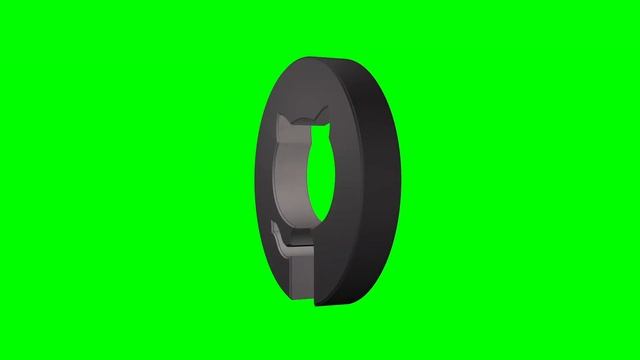 GitHub 3D Logo Revolving Animation Loop on Green Screen | 4K | FREE TO USE смотреть онлайн