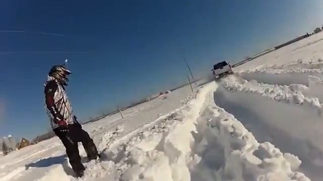 Классные приспособления для езды по снегу. смотреть онлайн