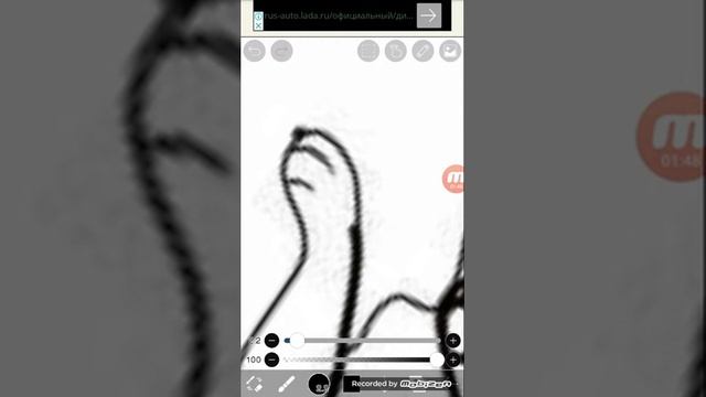 Как пользоваться для начинающих Ibis Paint и как рисовать лайны? Мое первое ужасное видео! :D смотреть онлайн