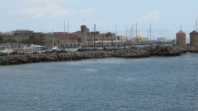 Rodos - Nowe Miasto  -  Port  Mandraki  (HD)