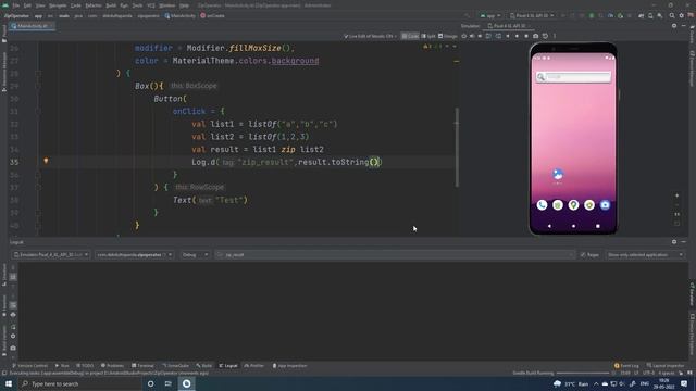 Zip operator in Kotlin to combine lists or collections смотреть онлайн