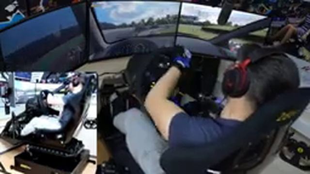 Live For Speed на подвижной гоночной платформе 4dof Pro / XF GTI / Blackwood / рекорд трассы