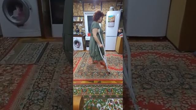 у нас ЧУДО! Альфия начала ходить  #переломтараннойкости