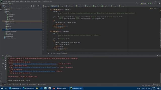 Social Network - Devlog2 - Flask and Neo4j смотреть онлайн