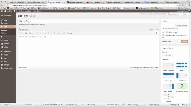 Create a Portfolio Website in WordPress - 2015 смотреть онлайн