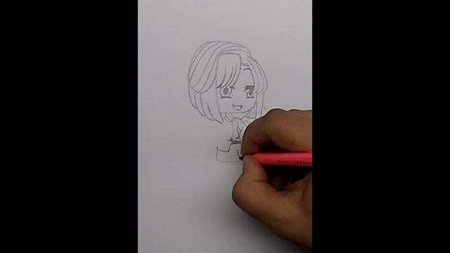 Как нарисовать персонажа из Gacha life // How to draw gacha life character // gacha // гача смотреть онлайн