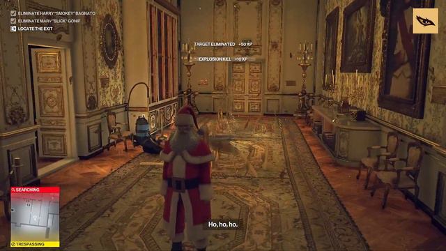 When Agent 47 is Santa Claus And Gives Gifts in Hitman 3 смотреть онлайн