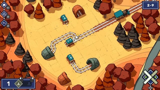 Spaghetti Train Track Puzzles! - Railbound смотреть онлайн