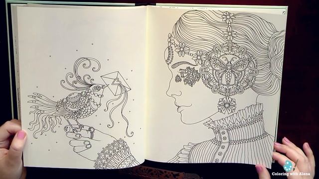 Обзор НОВОЙ раскраски Ханны Карлсон 