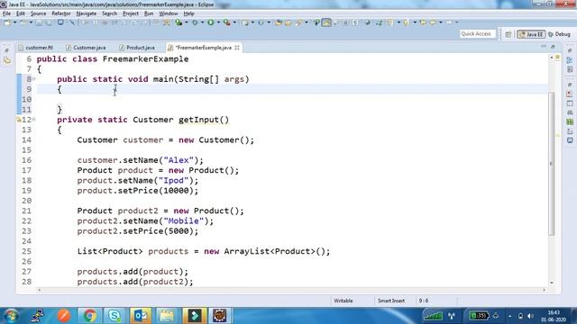 Free marker Template | Java Example | Free marker List Example смотреть онлайн