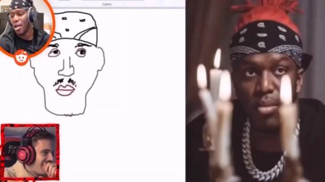 Pewdiepie reacts to KSI react to his drawing смотреть онлайн