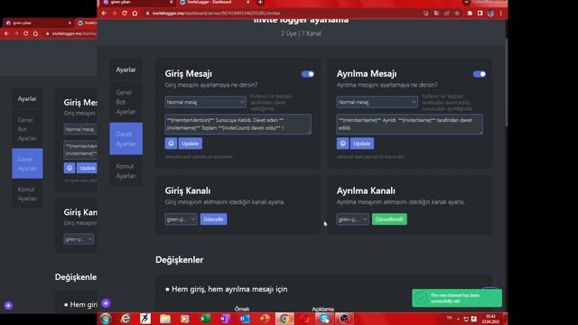 Discord İnvite logger kullanma 2022 смотреть онлайн