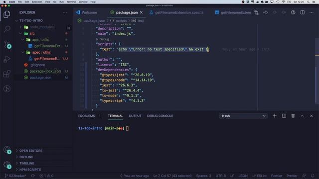 Napisz swój pierwszy test Node + TypeScript + Jest смотреть онлайн