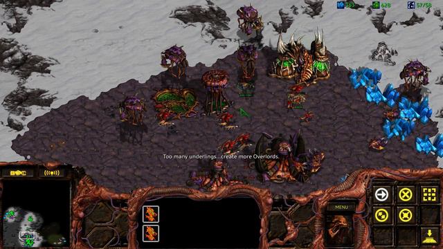 StarCraft: Remastered Co-op Campaign BW Zerg Mission 2 - Reign of Fire смотреть онлайн