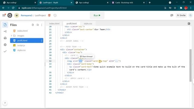 6/6 Membuat Halaman Profil - Bootstrap смотреть онлайн