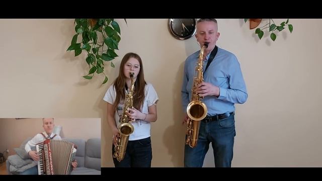 Marsz weselny - dwa saksofony i akordeon смотреть онлайн
