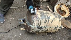 Мангал из бойлера|Барбекю из 80л бойлера|Делаем своими руками| что сделать из старого бойлера