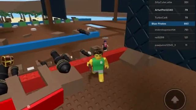 Маленький VS большой, красный корабль VS синий корабль. Жёсткие пиратские бои в роблокс. . смотреть онлайн