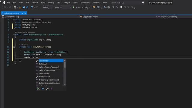 Copy/Paste Text using Clipboard in Unity Game Engine смотреть онлайн