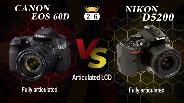 canon 60d vs nikon d5200 смотреть онлайн