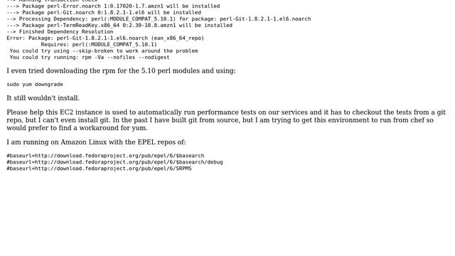 DevOps & SysAdmins: Perl compatability issues when installing Git on EC2 смотреть онлайн