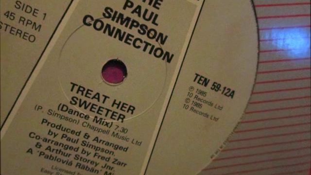 The Paul Simpson connection - Treat her sweeter. 1985 (12" Dance mix) смотреть онлайн