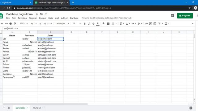 Login Form with Google Apps Script and Spreadsheet as Database - Part 1 (Demo) смотреть онлайн
