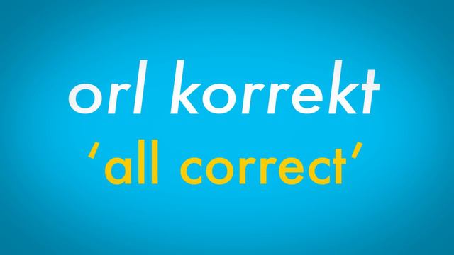What is the origin of the word 'OK'? смотреть онлайн
