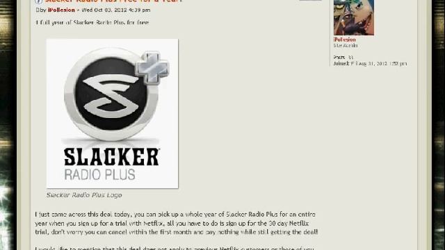 Get Slacker Radio Plus Free for an Year! смотреть онлайн